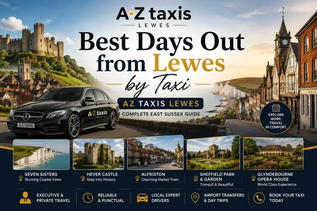 Lewes taxi for East Sussex day trips